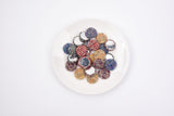 Multicolor Tweed Shank Buttons -12 - G.k Fashion Fabrics