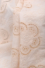 Natural Cotton Lawn 3D Embroidery Fabric - G.k Fashion Fabrics