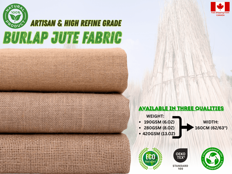 Natural Jute Burlap Hemp Fabric - G.k Fashion Fabrics