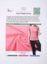 Neon Knit Fourway Single Jersey Lycra Fabric - G.k Fashion Fabrics