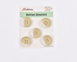 Pastel Half-Clear Buttons - 32 - G.k Fashion Fabrics