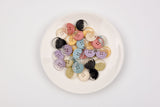 Pastel Half-Clear Buttons - 32 - G.k Fashion Fabrics
