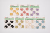 Pastel Half-Clear Buttons - 32 - G.k Fashion Fabrics