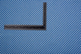 Polka Dot Print - Washed Cotton Denim Chambray Fabric-20995 - G.k Fashion Fabrics