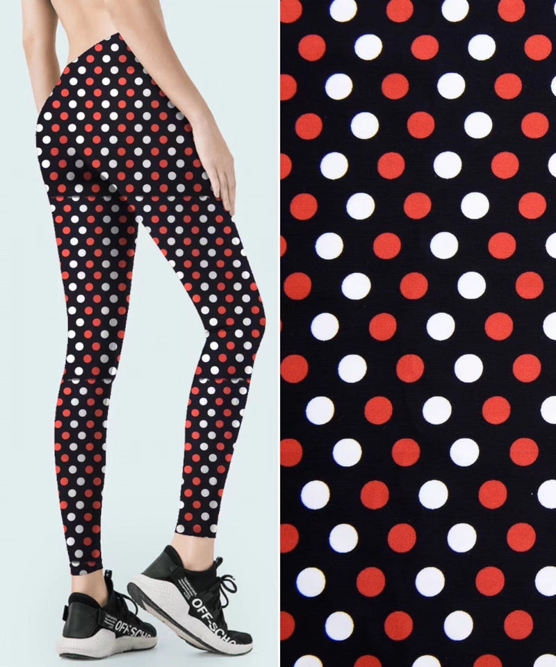 Polka Dots Print Nylon Swimwear Fabric - G.k Fashion Fabrics