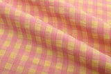 Premium Medium Seersucker Gingham Check Fabric – 8152 - G.k Fashion Fabrics