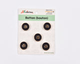 Prestige 4 - Hole Buttons with Contrast Rim - 3 - G.k Fashion Fabrics