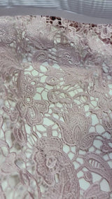 Guipure Swiss Cord Lace Embroidery Fabric