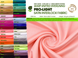 Pro-Light Satin Interlock Fabric – Premium Warp Knitted Interlining & Lining Fabric-GK-7376 - G.k Fashion Fabrics