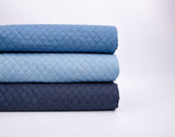 Quilted Denim Embroidery Fabric - G.k Fashion Fabrics
