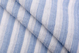 Reversible Cotton Double Gauze Yarn Dyed Stripe Fabric – Two Stripe Sizes – GK-7845 - G.k Fashion Fabrics