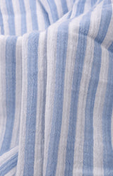 Reversible Cotton Double Gauze Yarn Dyed Stripe Fabric – Two Stripe Sizes – GK-7845 - G.k Fashion Fabrics