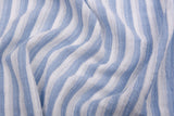 Reversible Cotton Double Gauze Yarn Dyed Stripe Fabric – Two Stripe Sizes – GK-7845 - G.k Fashion Fabrics