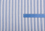 Reversible Cotton Double Gauze Yarn Dyed Stripe Fabric – Two Stripe Sizes – GK-7845 - G.k Fashion Fabrics