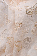 Schiffli - Style Cutwork Cotton Lawn Eyelet Embroidery Fabric - G.k Fashion Fabrics