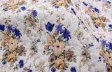 Silk Blend Floral Imperial Cloqué Textured Reversible Jacquard Couture Fabric - G.k Fashion Fabrics