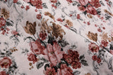 Silk Blend Floral Imperial Cloqué Textured Reversible Jacquard Couture Fabric - G.k Fashion Fabrics