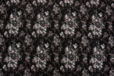 Silk Blend Floral Imperial Cloqué Textured Reversible Jacquard Couture Fabric - G.k Fashion Fabrics