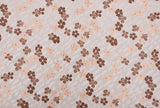 Silk Blend Midnight Daisy Meadow Brocade Jacquard Floral Textured Couture Fabric - G.k Fashion Fabrics