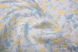 Silk Blend Twilight Heirloom Rose Garden Brocade Jacquard Floral Textured Couture Fabric - G.k Fashion Fabrics