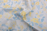 Silk Blend Twilight Heirloom Rose Garden Brocade Jacquard Floral Textured Couture Fabric - G.k Fashion Fabrics