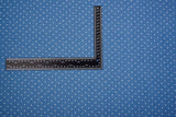 Small Polka Dot Print - Washed Cotton Denim Chambray Fabric-20995 - G.k Fashion Fabrics