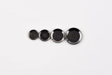 Smoky Onyx Rim Buttons - 31 - G.k Fashion Fabrics