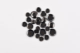 Smoky Onyx Rim Buttons - 31 - G.k Fashion Fabrics