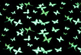 Soft Glow in the Dark Blanket Plush Fabric Butterflies - G.k Fashion Fabrics