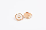 Square Pearl Shank Buttons - 43 - G.k Fashion Fabrics