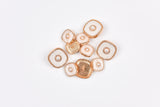 Square Pearl Shank Buttons - 43 - G.k Fashion Fabrics