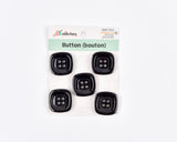 Square Two-Tone Buttons – Classic 4-Hole Sewing Buttons - 25 - G.k Fashion Fabrics