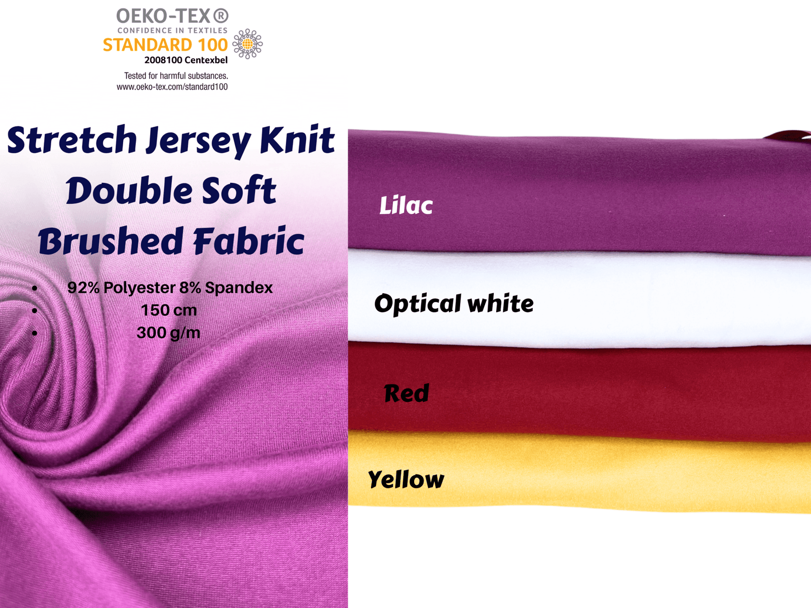 Stretch Jersey Knit Double Soft Brushed Fabric – Fashion Fabrics