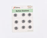 Striped Sewing Buttons - 20 - G.k Fashion Fabrics