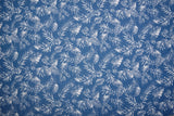 Summer Island Print - Washed Cotton Denim Chambray Fabric-20998 - G.k Fashion Fabrics