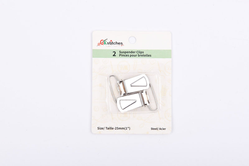 Suspender clips - 25mm - G.k Fashion Fabrics