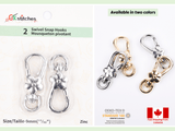 Swivel Snap Hooks - 9mm - G.k Fashion Fabrics