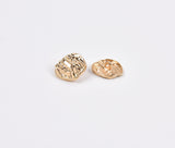 Textured Metal Shank Buttons - 1 - G.k Fashion Fabrics