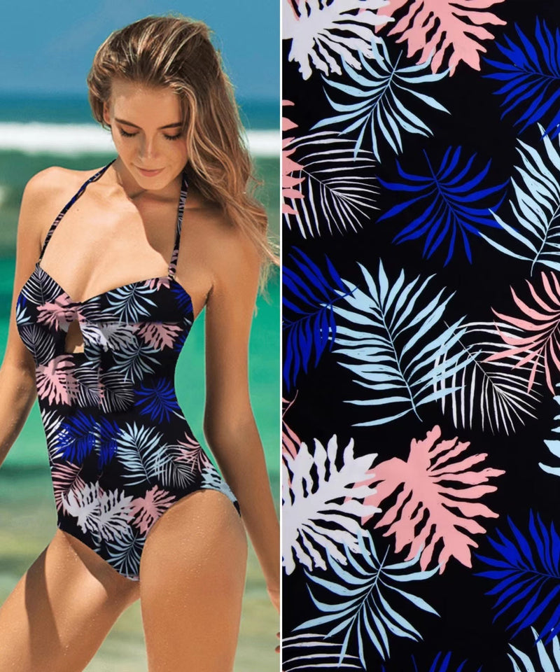 Tropical Garden - Nylon Swimwear Fabric - G.k Fashion Fabrics