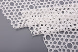 Tull Lace Eyelet Crochet Knitted Fabric - G.k Fashion Fabrics