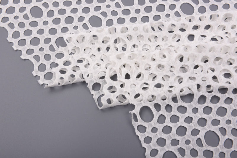 Tull Lace Eyelet Crochet Knitted Fabric - G.k Fashion Fabrics