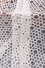 Tull Lace Eyelet Crochet Knitted Fabric - G.k Fashion Fabrics