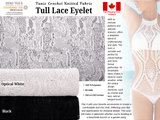 Tull Lace Eyelet Tunic Crochet Knitted Fabric - G.k Fashion Fabrics