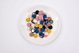 Tweed Fabric Shank Buttons -11 - G.k Fashion Fabrics