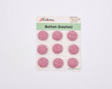 Tweed Fabric Shank Buttons -11 - G.k Fashion Fabrics
