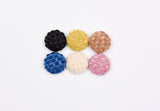 Tweed Fabric Shank Buttons -11 - G.k Fashion Fabrics