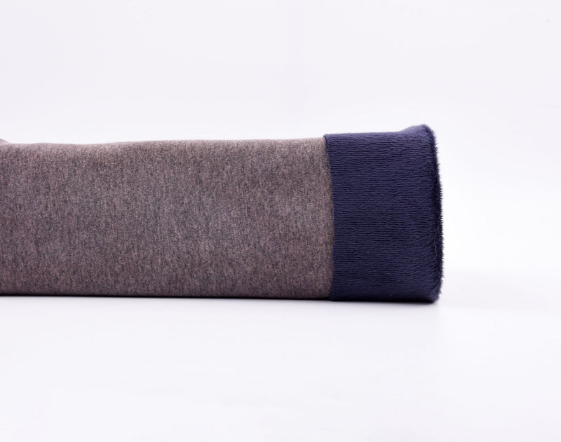 Two Tone Knit Alpine Fleece Mélange Fabric - G.k Fashion Fabrics