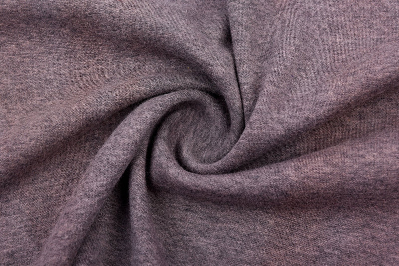 Two Tone Knit Alpine Fleece Mélange Fabric - G.k Fashion Fabrics