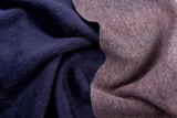 Two Tone Knit Alpine Fleece Mélange Fabric - G.k Fashion Fabrics