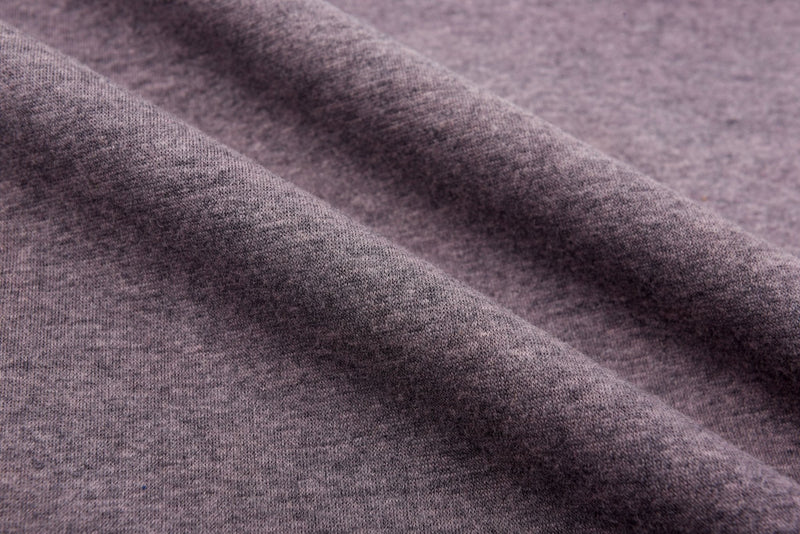 Two Tone Knit Alpine Fleece Mélange Fabric - G.k Fashion Fabrics